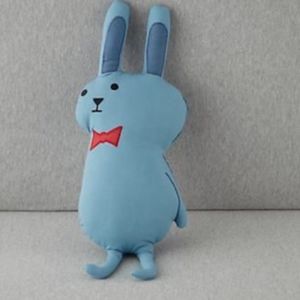 The Land of Nod Bunny Bushy Tailed Throw Pillow